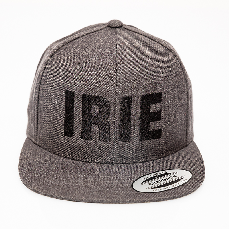 IRIE Snapback Cap Grey - Irievibrations Records
